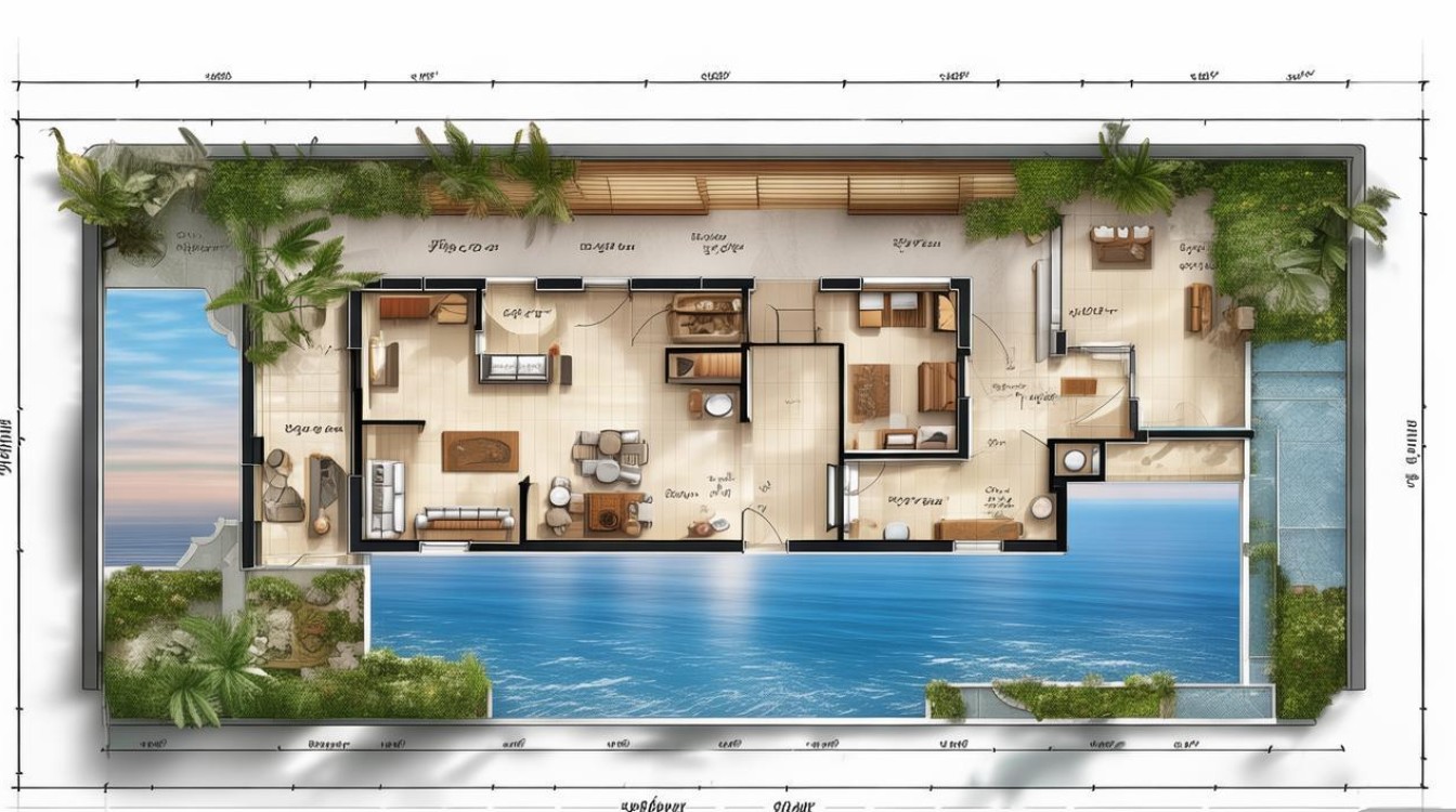 财富海景花园户型图