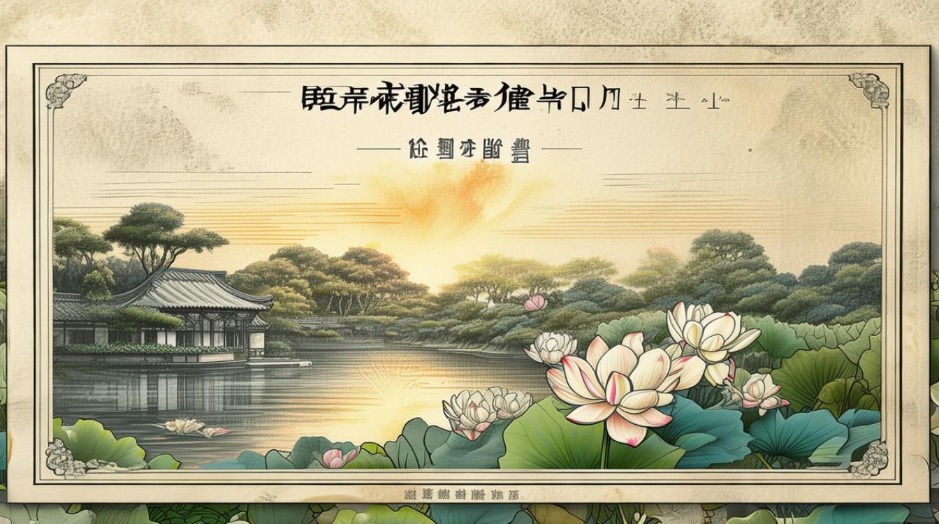 映日荷花户型图
