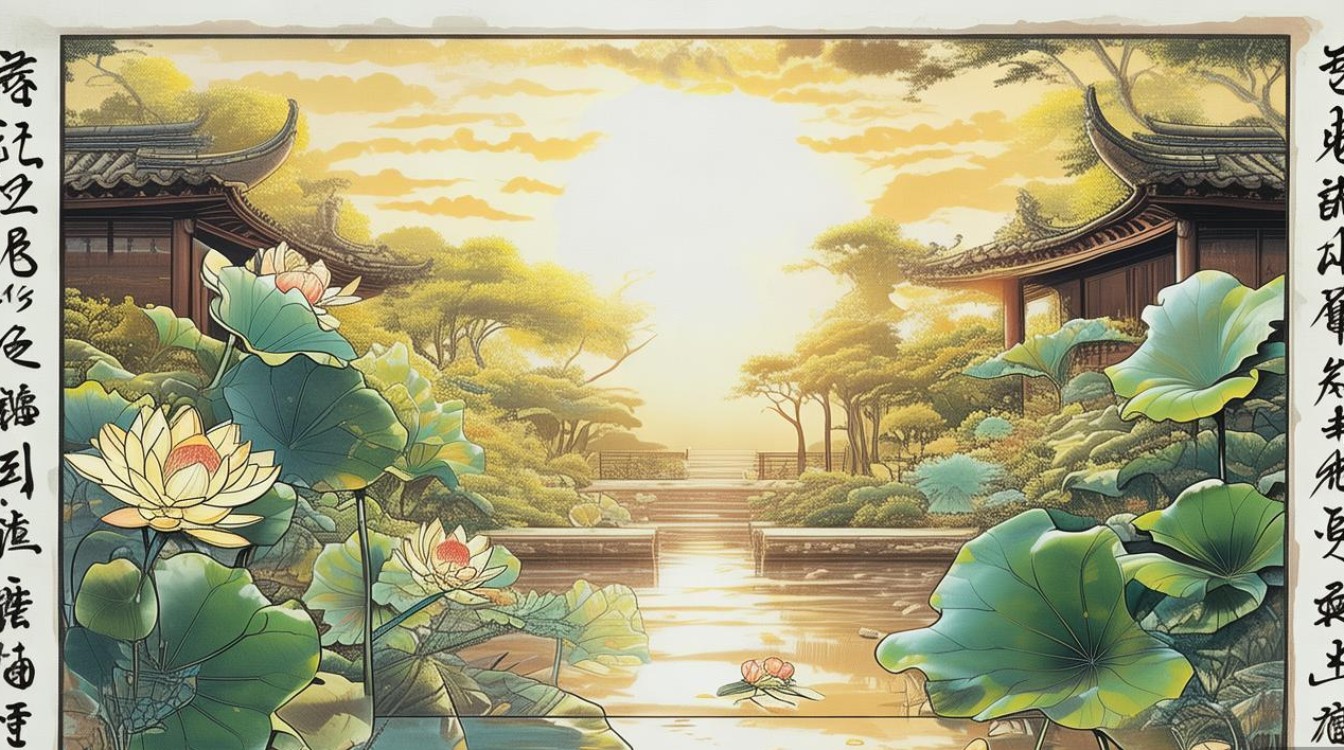 映日荷花户型图