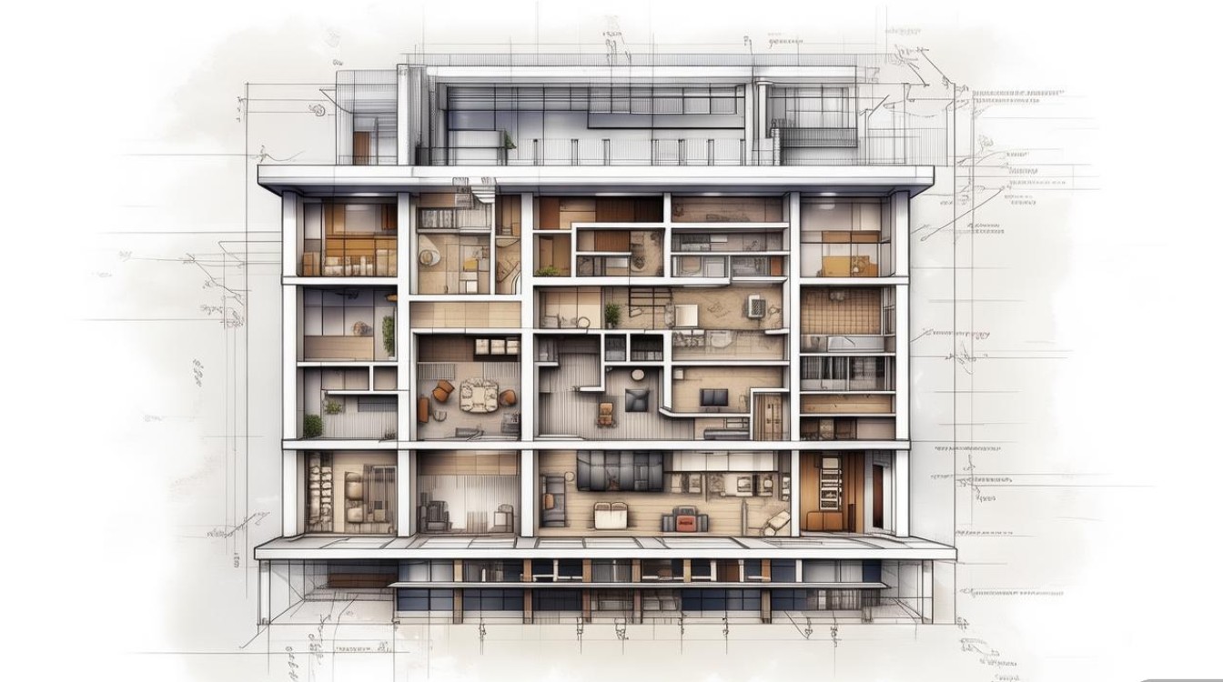 高层建筑户型图