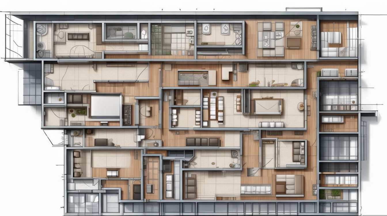 高层建筑户型图