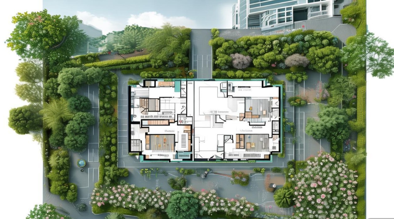 海口景观花园户型图