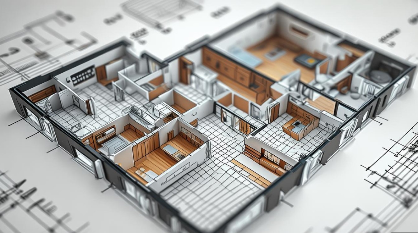 板楼整体户型图