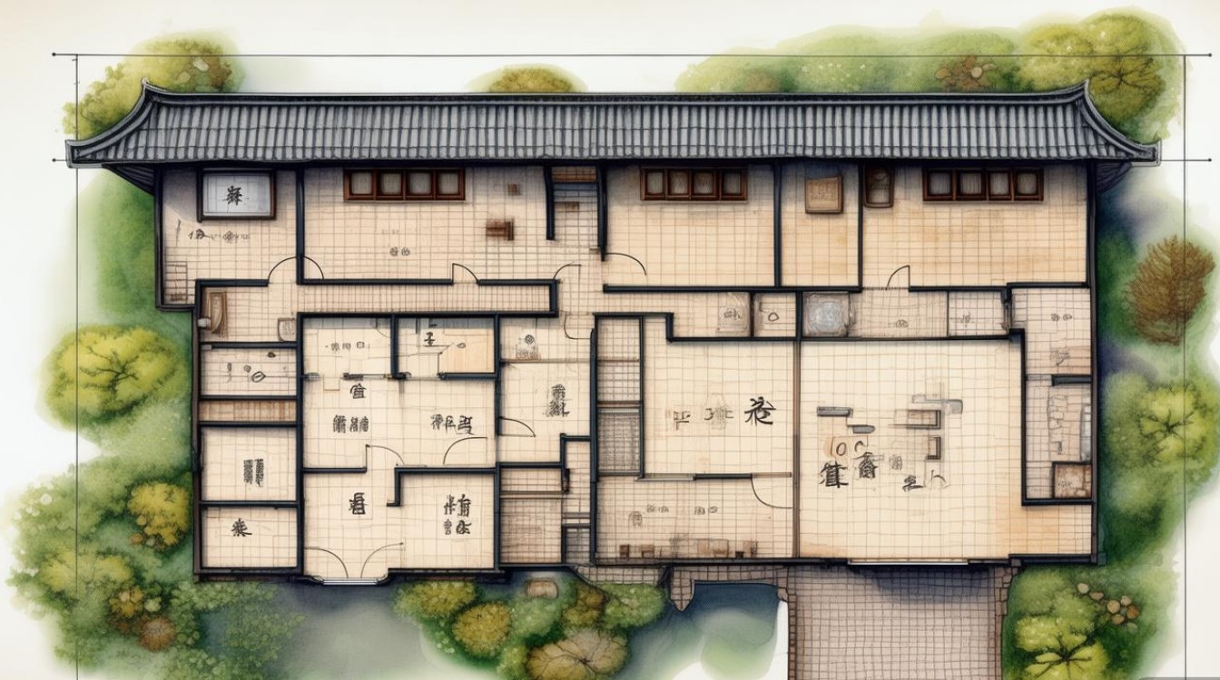 北方平房户型图